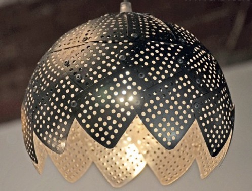 Made 10 Pendant Lamp made from recycled objects Made 10 Pendant Lamp made from recycled objects