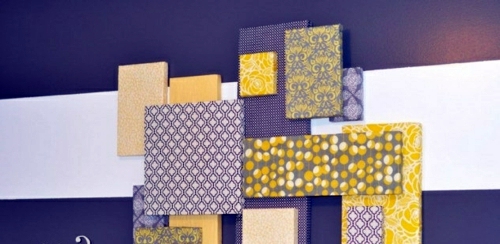 DIY wall art - make innovative wall decoration itself