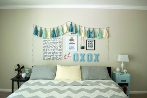 DIY wall art - make innovative wall decoration itself