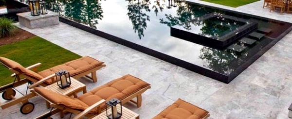 Balkonmöbel - Relax lounge chair by the pool area - 15 ideas for modern lounge furniture