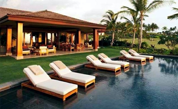 Gartenmöbel - Relax lounge chair by the pool area - 15 ideas for modern lounge furniture