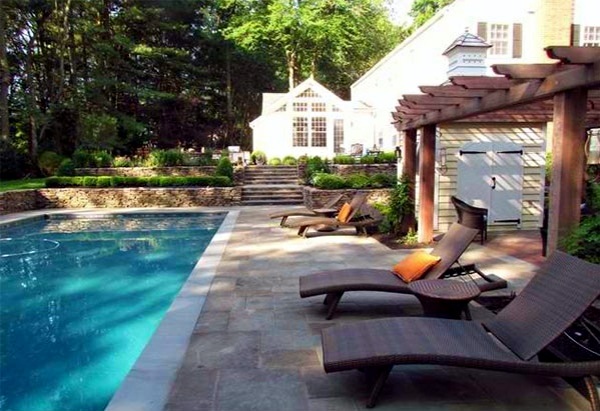 Relax lounge chair by the pool area - 15 ideas for modern lounge furniture