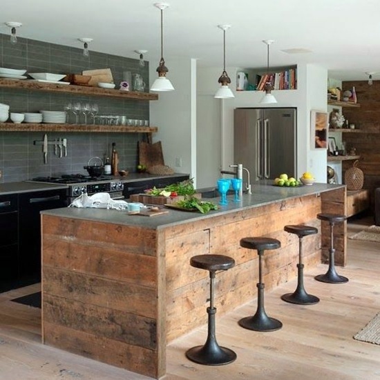 50 modern country house kitchens - kitchen design, rustic kitchen furniture