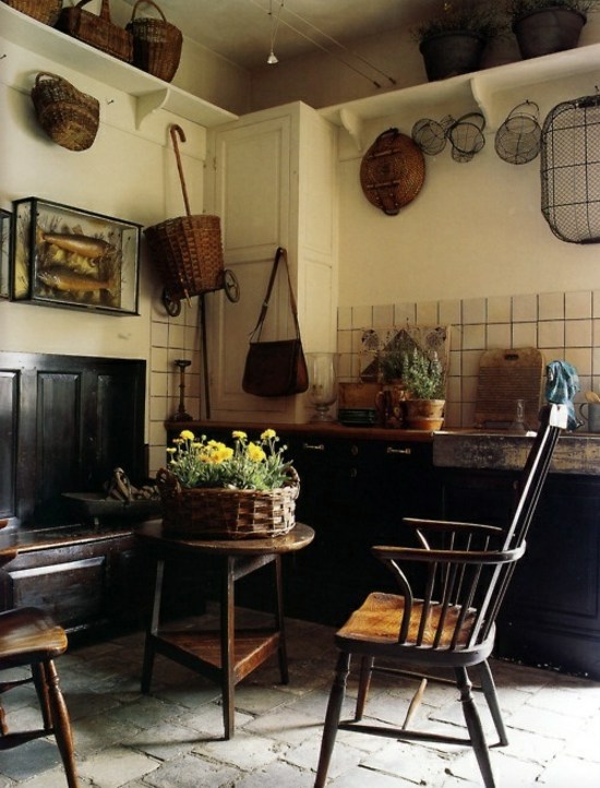 50 modern country house kitchens - kitchen design, rustic kitchen furniture