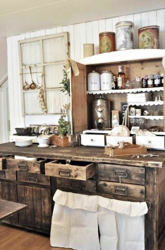 50 modern country house kitchens - kitchen design, rustic kitchen furniture