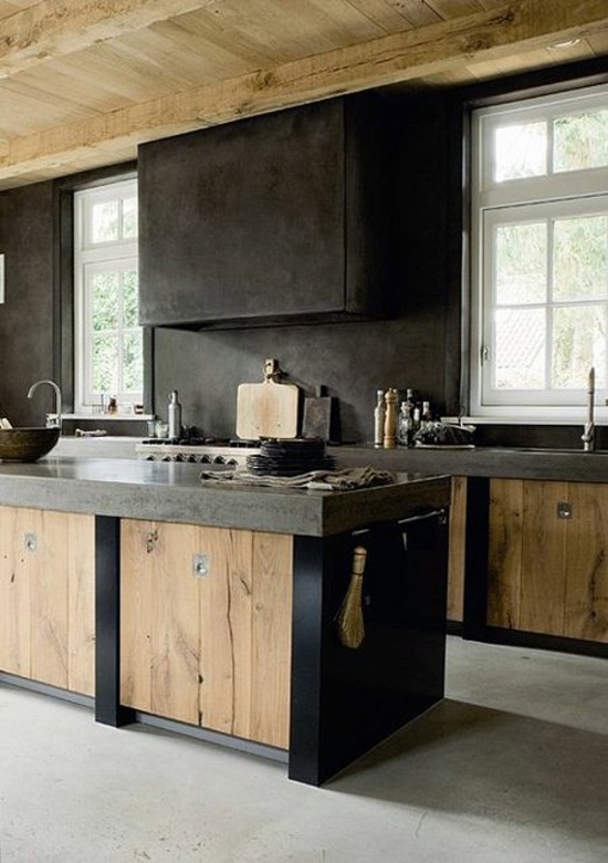 50 modern country house kitchens - kitchen design, rustic kitchen furniture
