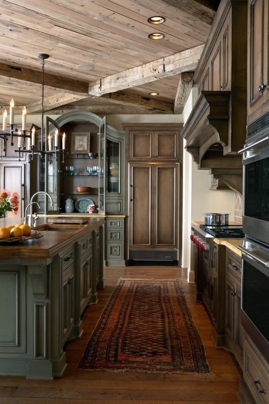 50 modern country house kitchens – kitchen design, rustic kitchen