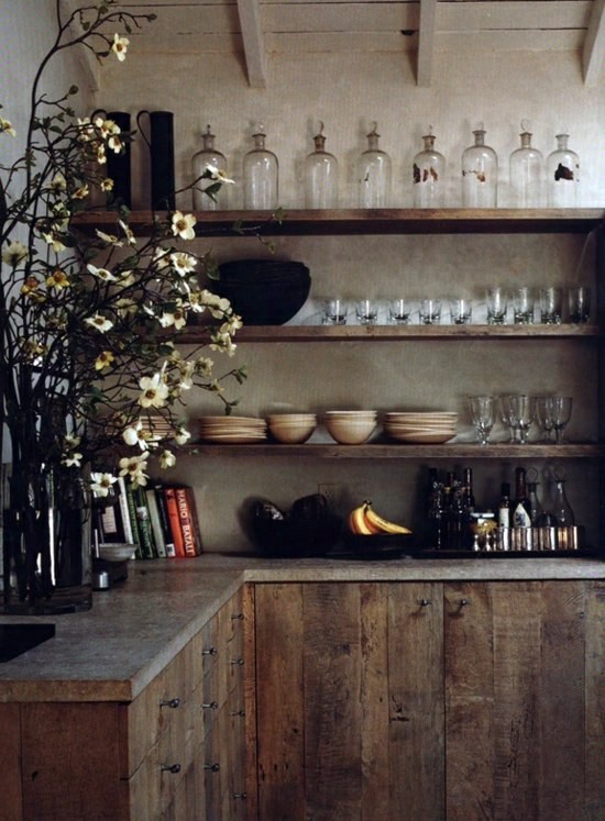50 modern country house kitchens - kitchen design, rustic kitchen furniture