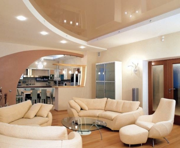 Ceiling design in living room - amazing, suspended ceilings Ceiling design in living room - amazing, suspended ceilings