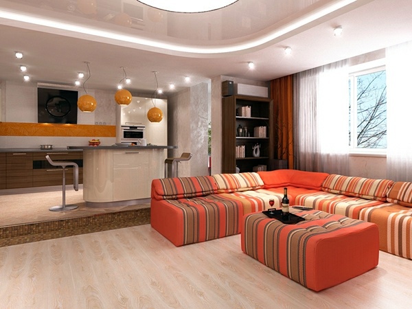 Ceiling design in living room - amazing, suspended ceilings Ceiling design in living room - amazing, suspended ceilings