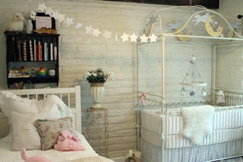 Romantic, classic nursery for little girls
