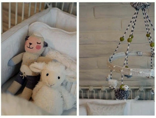 Romantic, classic nursery for little girls