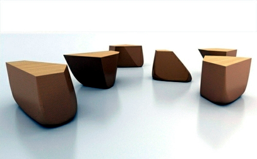 Dismembered: Creative modular wooden table by Min I Day Designer Studio