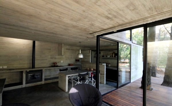 A Modern House Made of glass and wood on the coast A Modern House Made of glass and wood on the coast