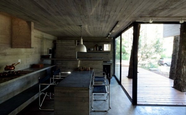 A Modern House Made of glass and wood on the coast A Modern House Made of glass and wood on the coast