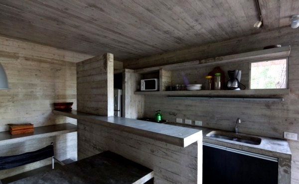 A Modern House Made of glass and wood on the coast | Interior Design