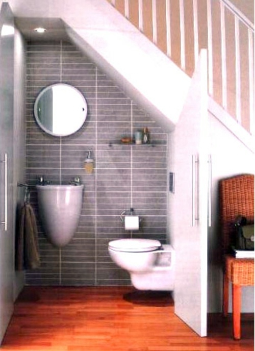Free space in the stairwell - creative practical ideas
