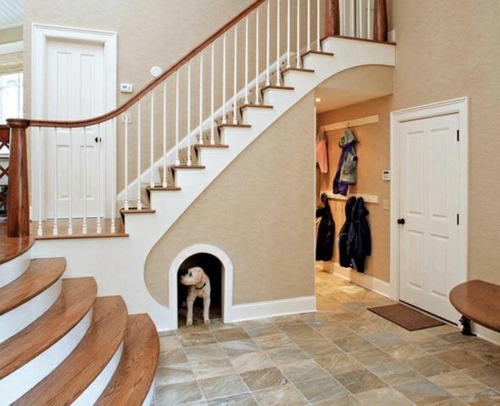 Free space in the stairwell - creative practical ideas