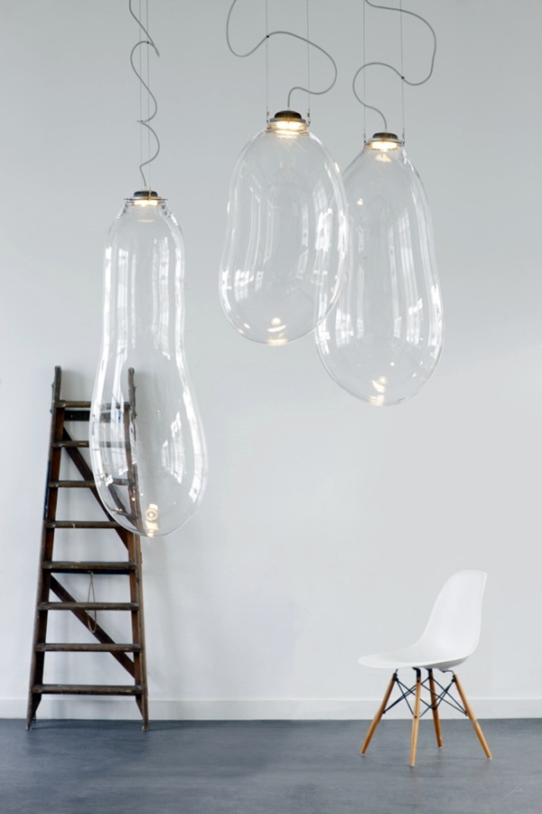 Lampen - Hanging lamps in bubble form of Alex de Witte for Dark Lampen - Hanging lamps in bubble form of Alex de Witte for Dark