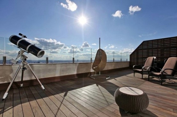 Terrace and balcony wood tiles ideas and other floor coverings