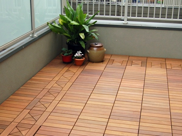 Terrace And Balcony Wood Tiles Ideas And Other Floor Coverings