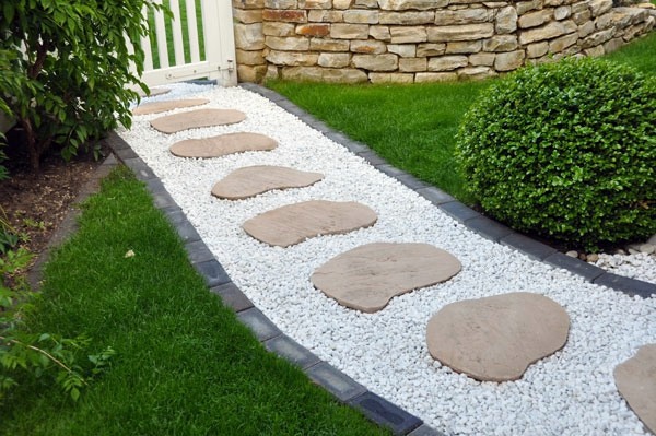Landscaping with stones - 10 wonderful ideas