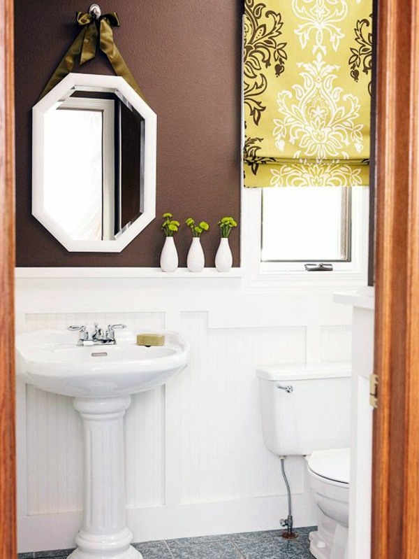Wall color shades of brown - earthy, natural coziness at home
