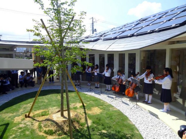 Modern architecture for charitable purposes in Fukushima