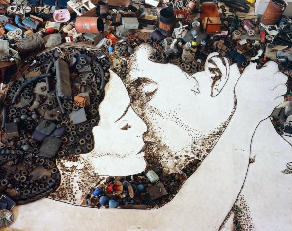 Kunst - Works of art from garbage and waste of Vik Muniz