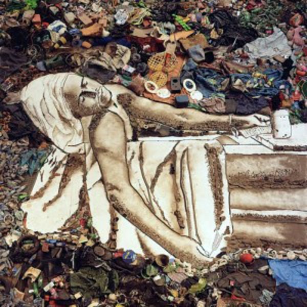 Works of art from garbage and waste of Vik Muniz