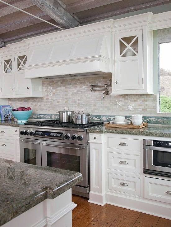 Makeover complete the kitchen - Inspiration from the ocean
