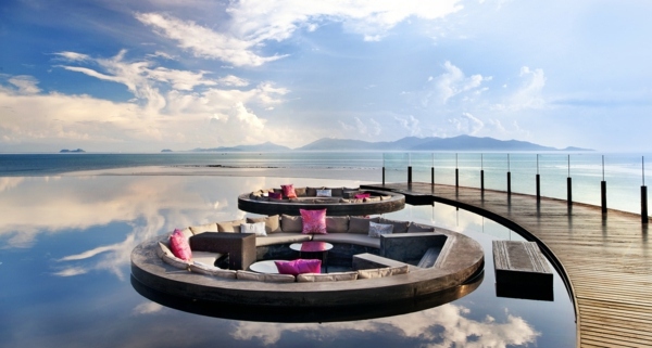 Fantastic resorts on the island of Samui Thailändichen