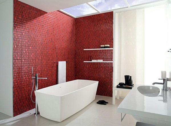Gorgeous interior design ideas in Red-Black-White
