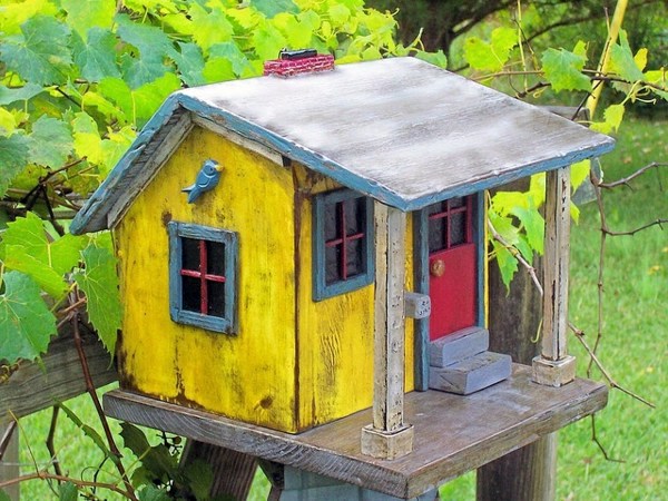 Build bird house itself - DIY instructions and 40 ideas for you Build bird house itself - DIY instructions and 40 ideas for you