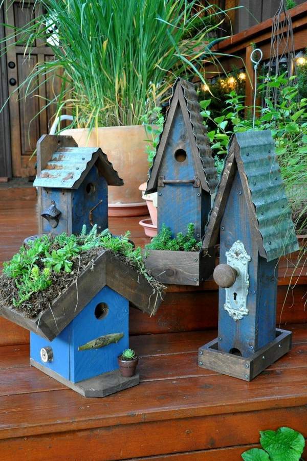 Build bird house itself DIY instructions and 40 ideas