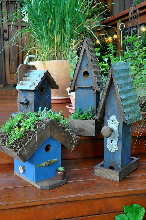 Build bird house itself – DIY instructions and 40 ideas 