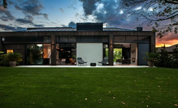 Modern house with sustainable design in New Zealand