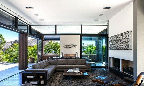 Modern house with sustainable design in New Zealand