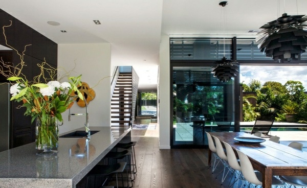 Modern house with sustainable design in New Zealand