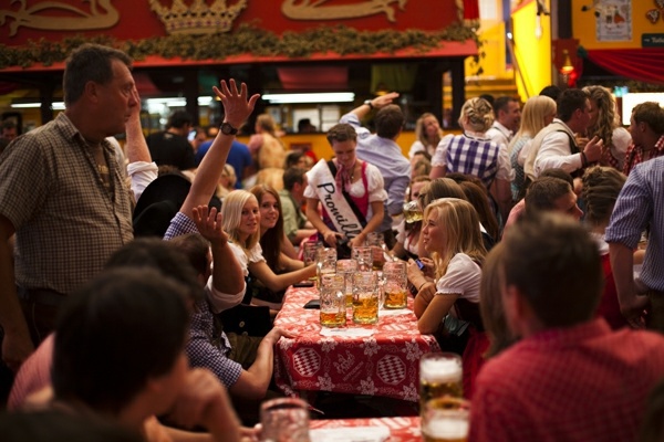 The Oktoberfest is held every year on the Theresienwiese