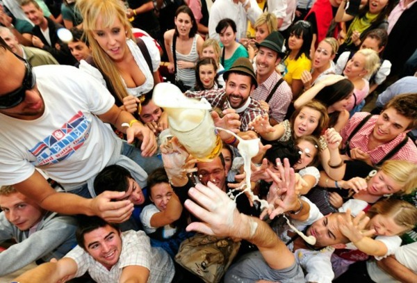 The Oktoberfest is held every year on the Theresienwiese