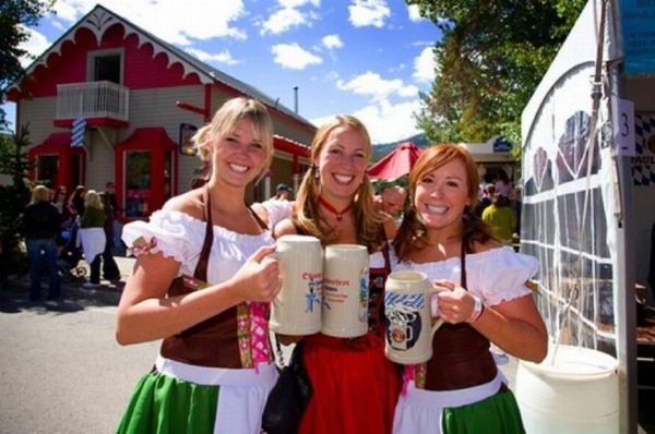 The Oktoberfest is held every year on the Theresienwiese