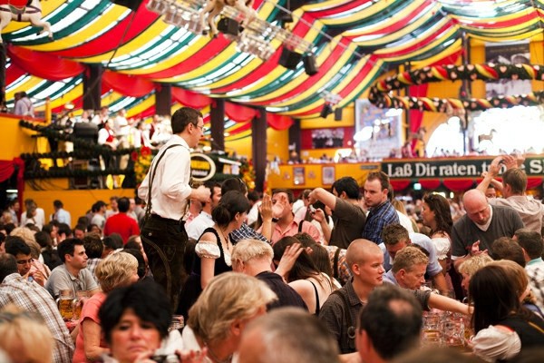 The Oktoberfest is held every year on the Theresienwiese