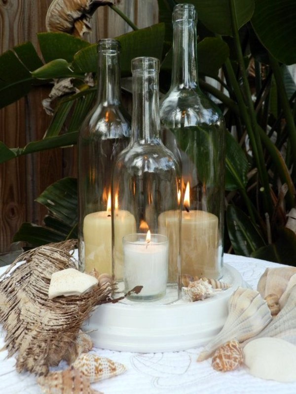 Diy Lamp From Wine Bottles Creative Decorating Ideas Interior