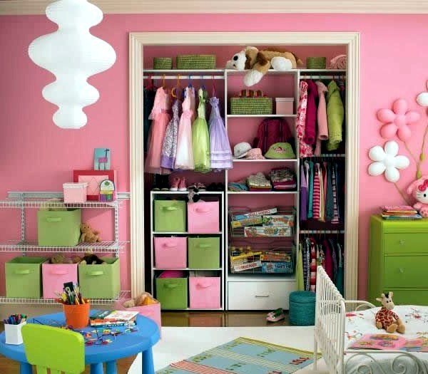 Ideas for closet systems in the nursery