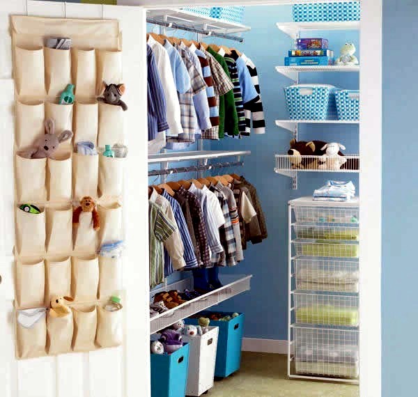 Ideas for closet systems in the nursery Ideas for closet systems in the nursery
