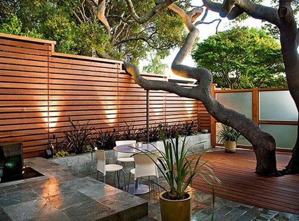 How can one create his front garden design modern
