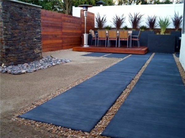 How can one create his front garden design modern
