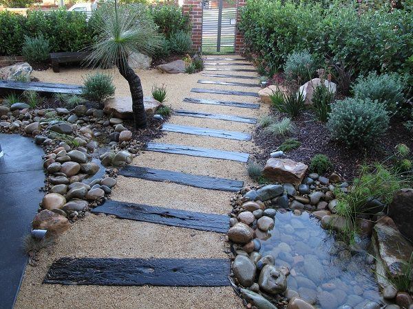How can one create his front garden design modern