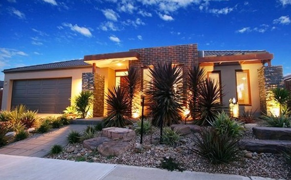 How can one create his front garden design modern